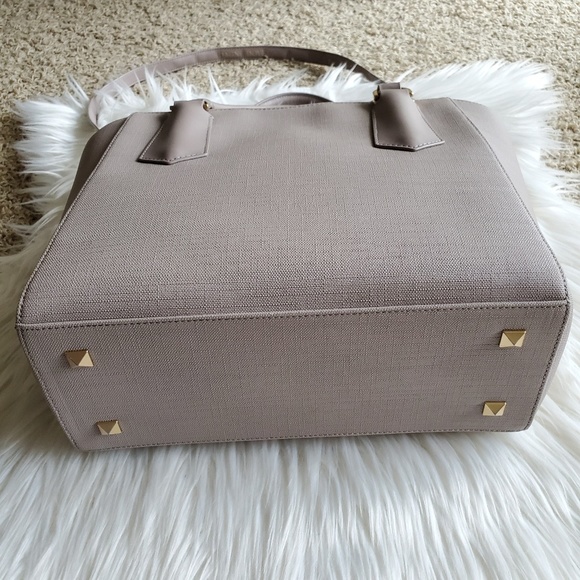 Dagne Dover Bleecker Blush Signature Midi Tote Bag - Picture 5 of 8